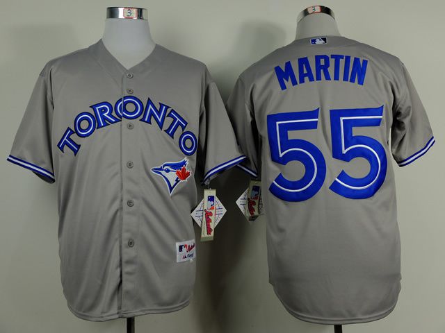 Men Toronto Blue Jays #55 Martin Grey MLB Jerseys